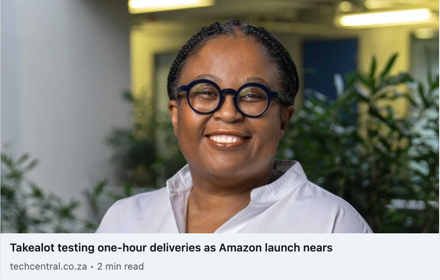 Takealot testing one-hour deliveries as Amazon launch nears