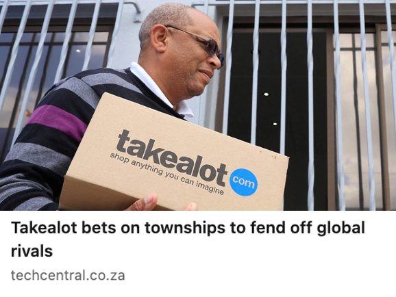 Takealot bets on townships to fend off global rivals