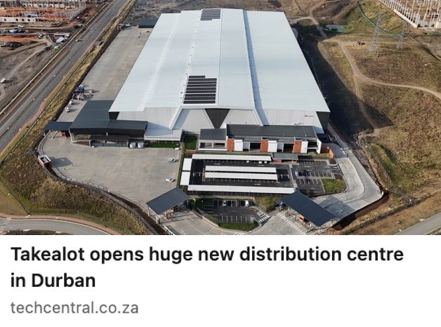 Takealot opens huge new distribution centre in Durban