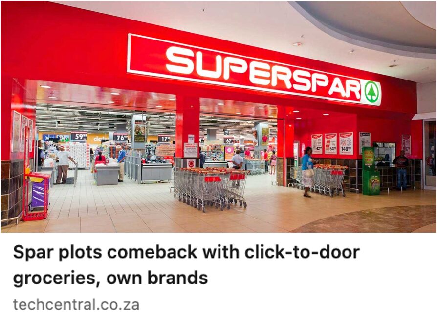 Spar plots comeback with click-to-door groceries, own brands